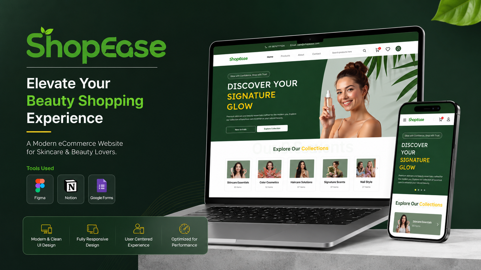 Shopease Beauty Website